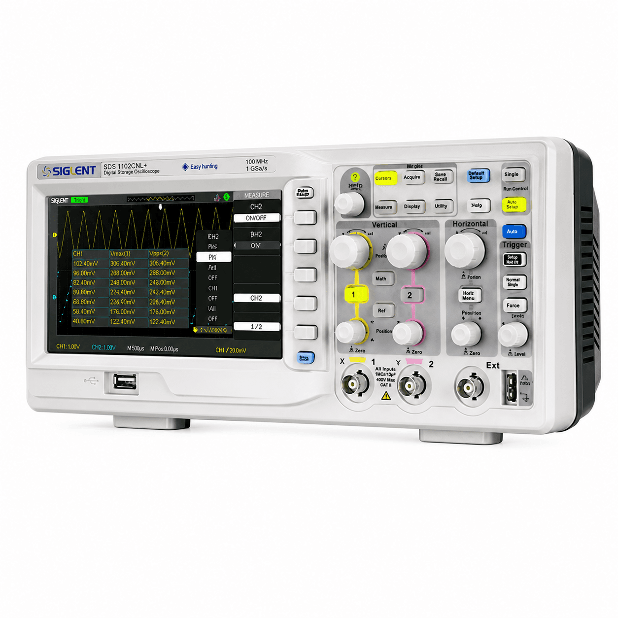 اسیلوسکوپ سیگلنت مدل SIGLENT SDS1102CNL+ — تصویر ۲