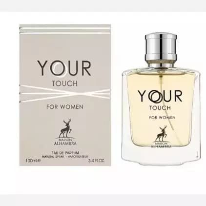 تستر اورجینال عطر ادکلن یور تاچ زنانه الحمبرا (مشابه جورجیو آرمانی امپریو بیکاز ایتس یو) | YOUR TOUCH FOR WOMEN BY ALHAMBRA