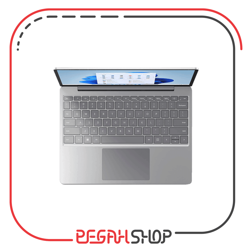 لپ تاپ 12.4 اینچی مایکروسافت مدل Surface Laptop Go Core i5 10th 8GB 256GB SSD – دست دوم — تصویر ۲