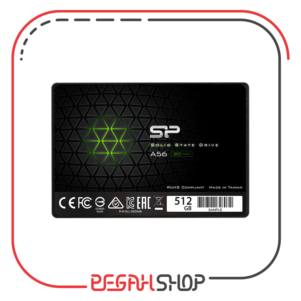 حافظه SSD برند SiliconPower مدل A56 ظرفیت 512 گیگابایت