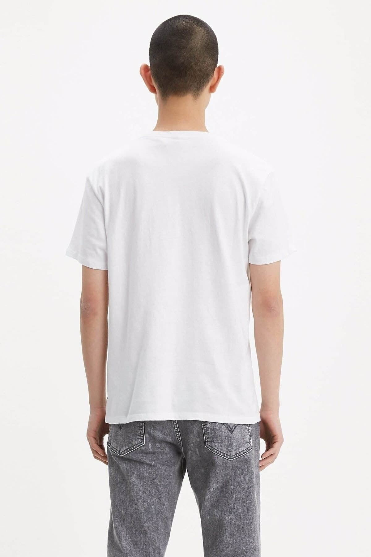 تی شرت لیوایز مردانه سفید هندسی Slim Fit/اسلیم فیت بیسیک Daily/روزانه | Levi’s 17783-031417632 TR — تصویر ۲