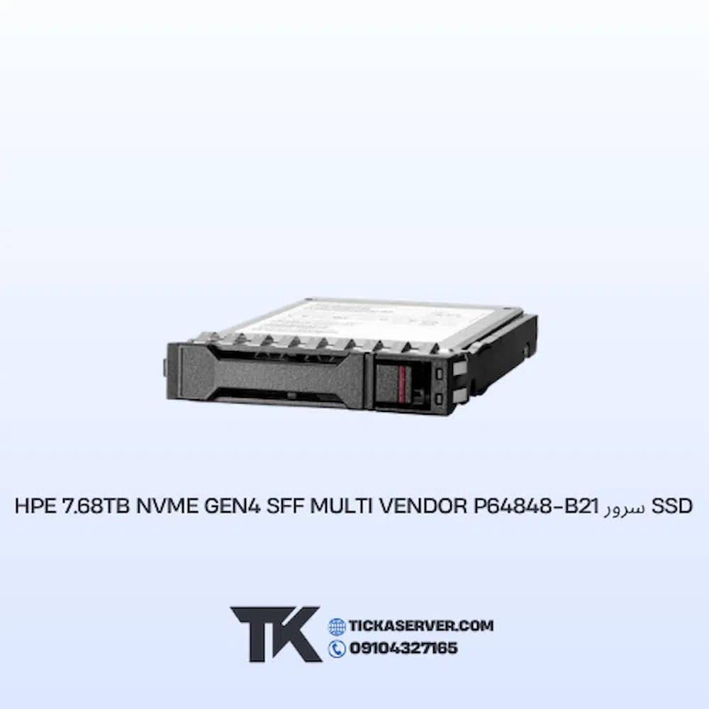 SSD سرور HPE 7.68TB NVMe Gen4 SFF Multi Vendor P64848-B21