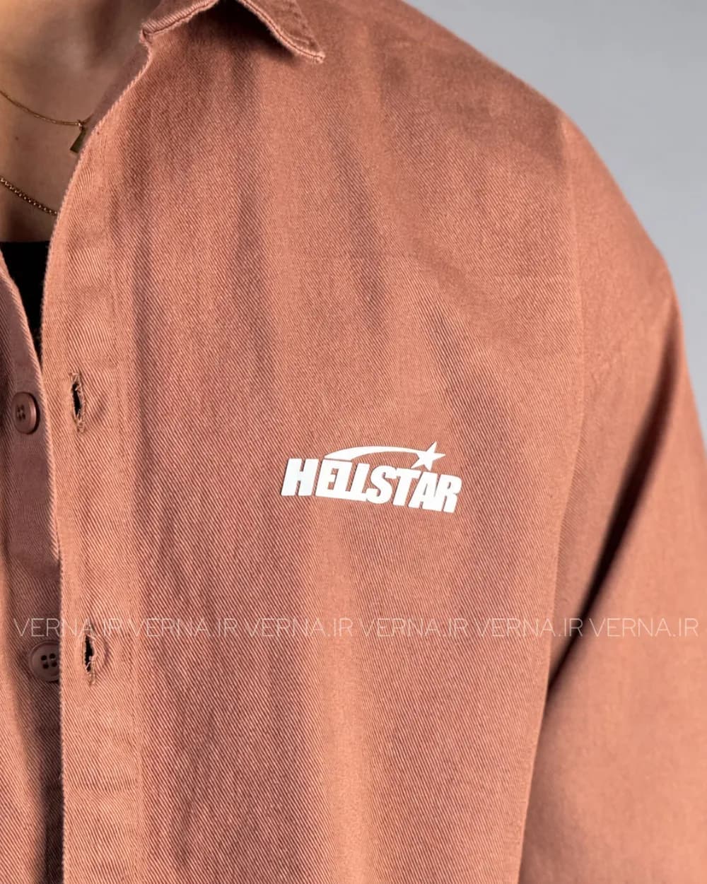 پیراهن کتان مردانه HELLSTAR — تصویر ۶