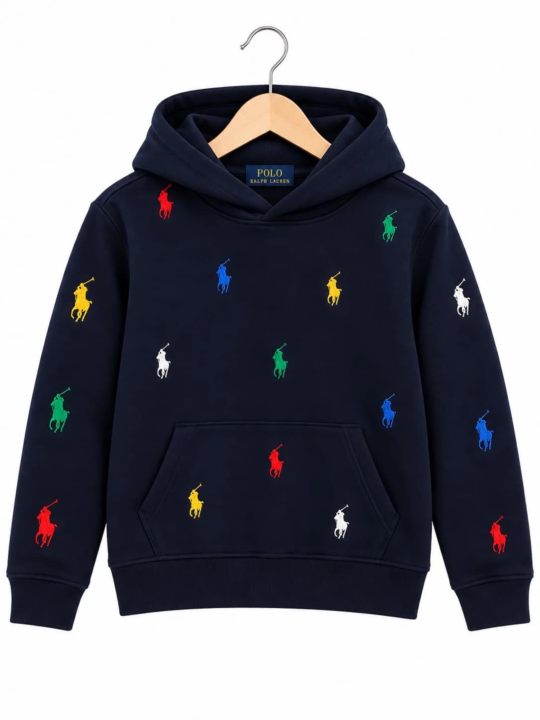 هودی سرمه ای بچگانه POLO RALPH LAUREN — تصویر ۲
