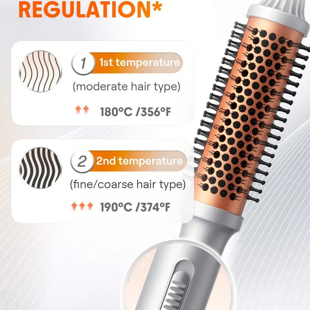 برس حرارتی شیگلم مدل It-Curl EU C Type Plug سایز 32 — تصویر ۶