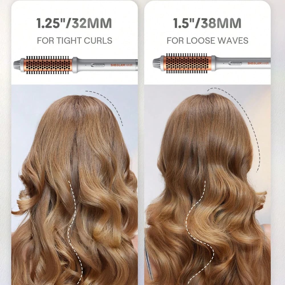 برس حرارتی شیگلم مدل It-Curl EU C Type Plug سایز 32 — تصویر ۷