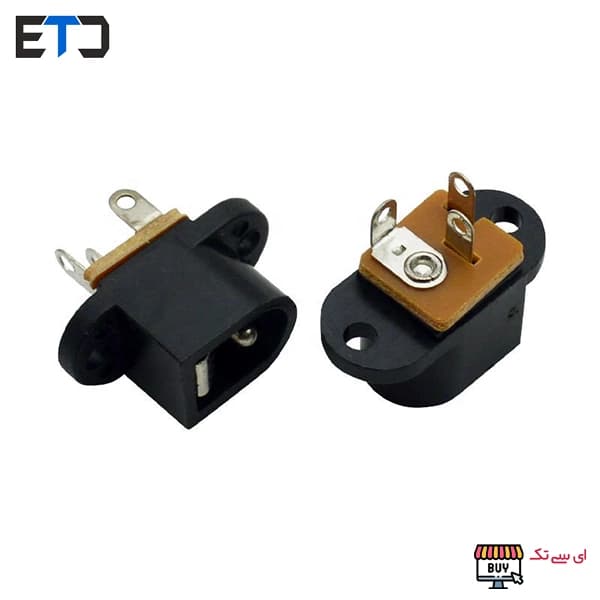 جک تغذیه آداپتور مادگی روپنلی پیچ خور 5.5 میلی متر DC-016