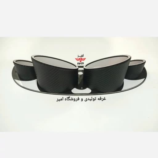 قاب کیلومتر ساده پژو و سمند داشبورد قدیم (شیشه رو، کربن شده) — تصویر ۴