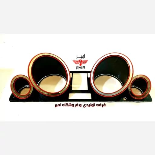 قاب کیلومتر نورانی پژو وسط دیجیتال(مدل89تا93) شیشه رو،کربن شده