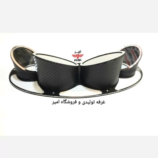 قاب کیلومتر ساده پژو 206 (شیشه رو،کربن دار، کیفیت عالی) — تصویر ۳