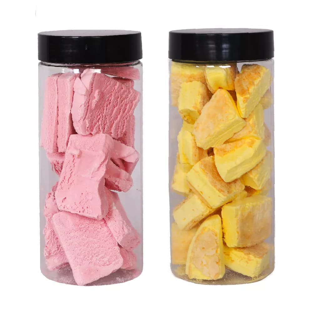 بستنی خشک توت فرنگی – 250 گرم بسته 2 عددی