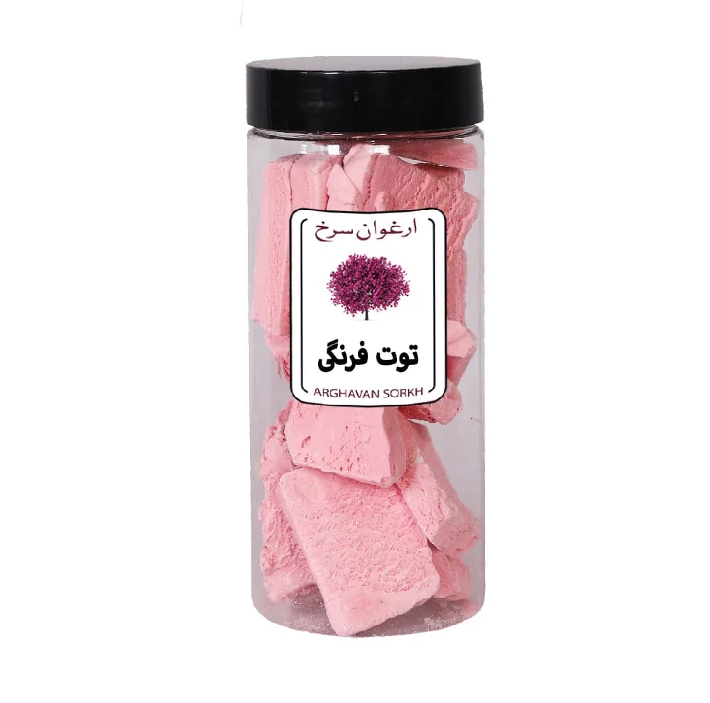 بستنی خشک توت فرنگی ارغوان سرخ – 130 گرم — تصویر ۲