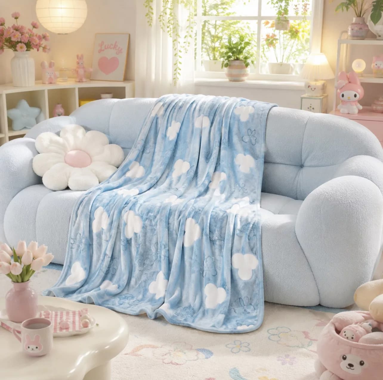 پتو مسافرتی 1 نفره مدل شب نما طرح میکی موس و پاپیون سایز 160×200 سانتی‌متر — تصویر ۴