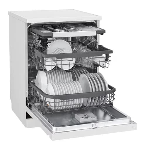 ماشین ظرفشویی 14 نفره ال جی مدل LG DFC435FW دارای 3 کشو و درب بازکن خودکار با گارانتی 24 ماهه شرکتی — تصویر ۴