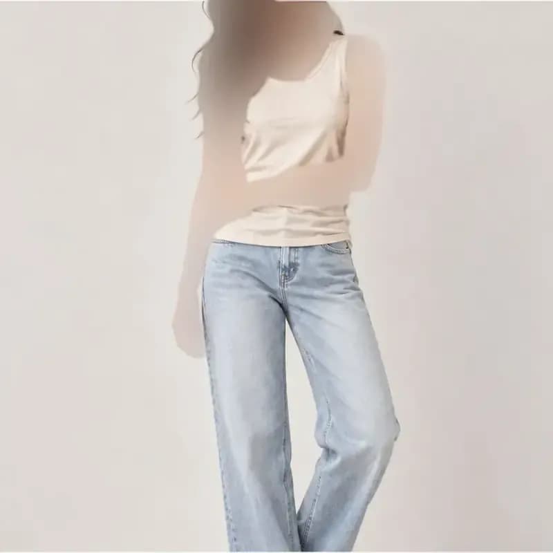 تاپ وارداتی پنبه زنانه و دخترانه تک سایز مارک Angel — تصویر ۸