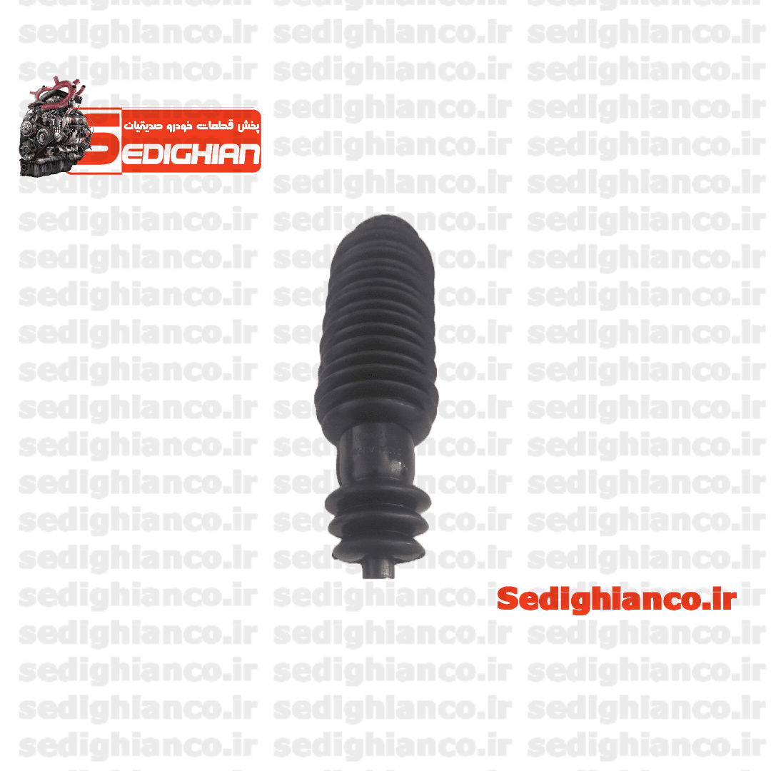 گردگیر جعبه فرمان یک سر تنگ پلیمری پژو 405 A +/ وی ال کو VLCO — تصویر ۲