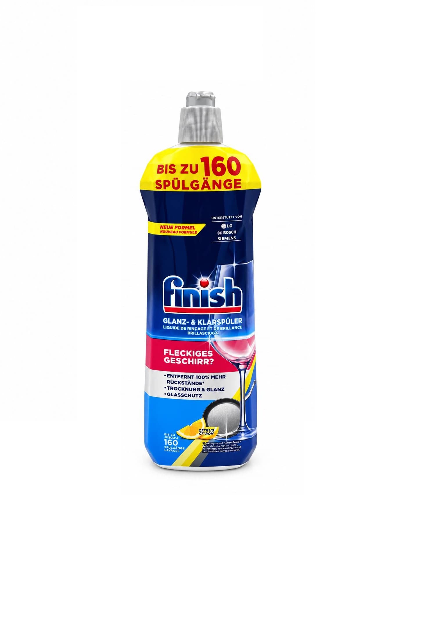مایع جلادهنده ماشین ظرفشویی فینیش Finish با رایحه مرکبات 800 میل