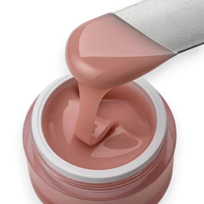 بیلدر ژل کاشت ناخن رونیل RuNail سری Expert شماره 109 رنگ نود کالباسی حجم ۵۰ گرم | ژل مدلینگ و کاموفلاژ با غلظت بالا — تصویر ۲