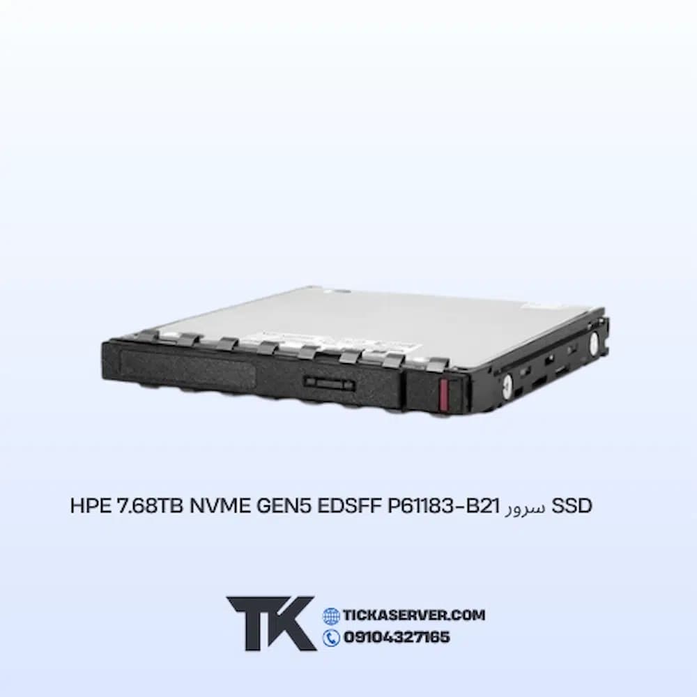 SSD سرور HPE 7.68TB NVMe Gen5 EDSFF P61183-B21 — تصویر ۲