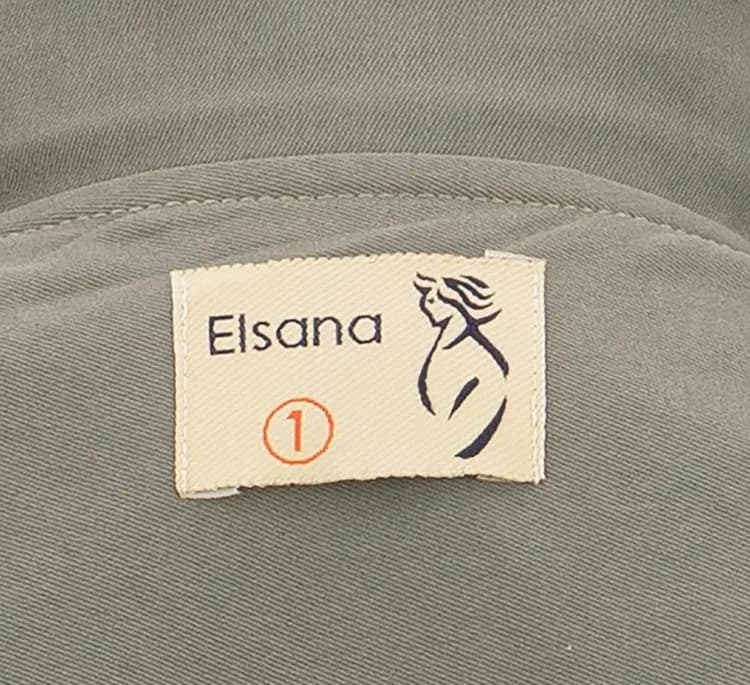 بارانی زنانه السانا مدل راوش کد 230553 رنگ زیتونی — تصویر ۵