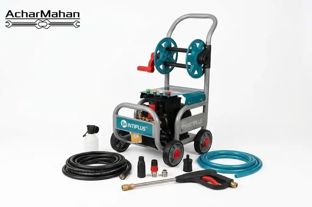 کارواش دینامی کالسکه‌ای تمام صنعتی اینتی پلاس industrial high pressure washer