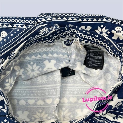 لگ دورس بچه گانه سفید سرمه ای طرح کریسمسی — تصویر ۲