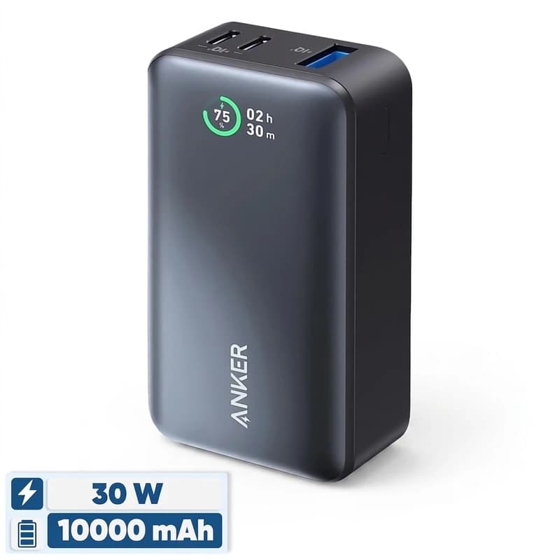 پاوربانک انکر مدل A1256 ظرفیت 10000 میلی آمپر
