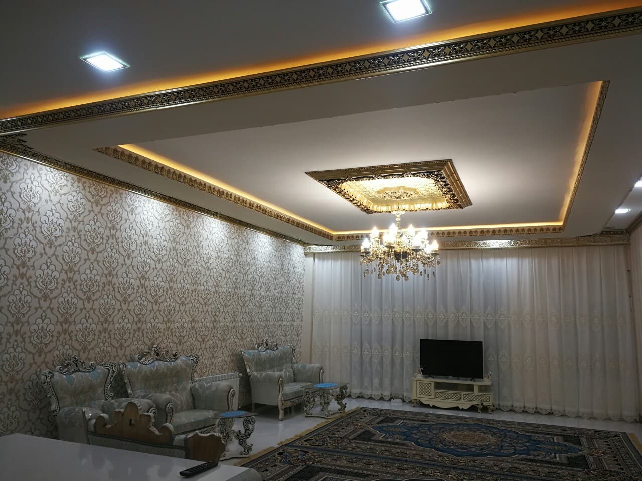 دورلوستری گل سقفی مستطیل تارا ۱۲۰*۱۵۰ کد ۳۶۵ — تصویر ۶