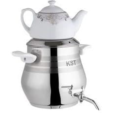 کتری قوری دسته باکالیت با قوری چینی KST-1023A کی اس تی
