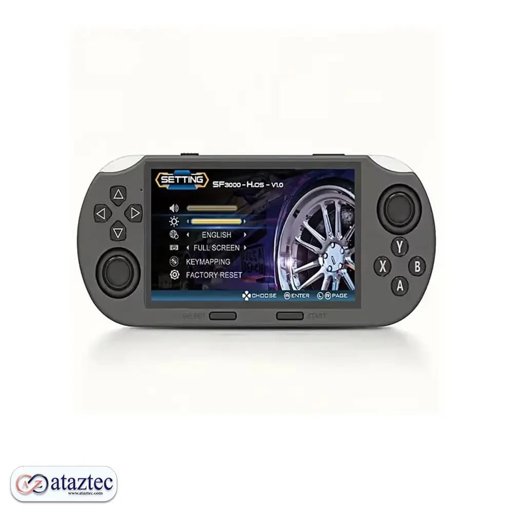 کنسول بازی دستی SF3000 | نمایشگر IPS و پشتیبانی از PS1 و GBA