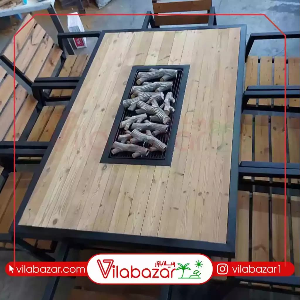آتشدان گازی ویژه مستطیل ترمو — تصویر ۲
