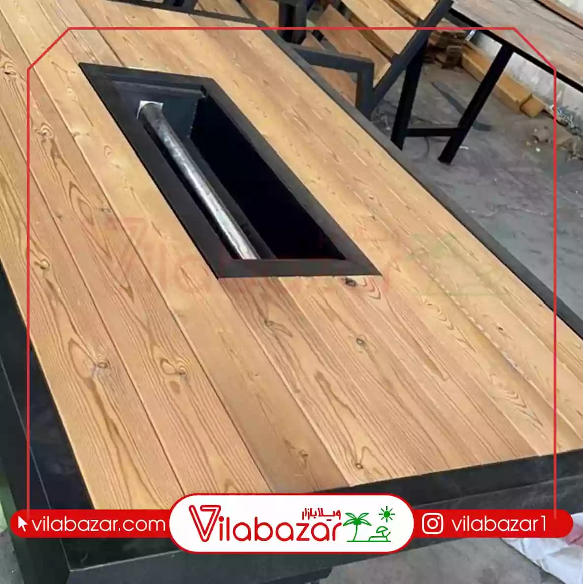 آتشدان گازی ویژه مستطیل ترمو