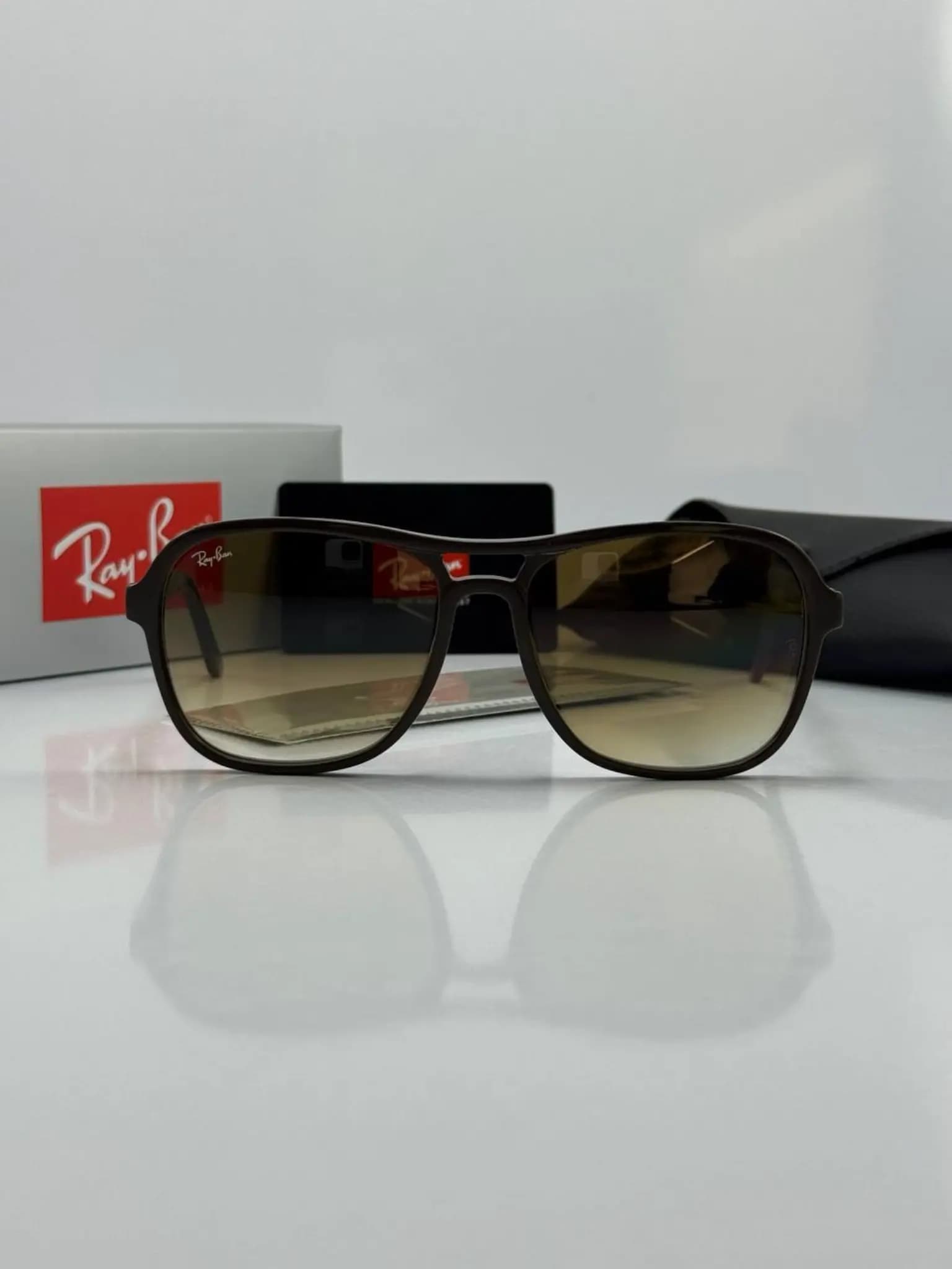 عینک ریبن قهوه ای هایلایت rb-4356 — تصویر ۳