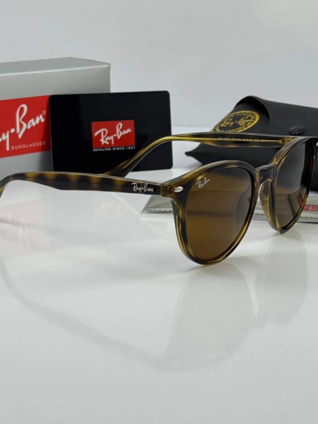 عینک ریبن هاوانا قهوه ایrayban rb-4305 — تصویر ۳