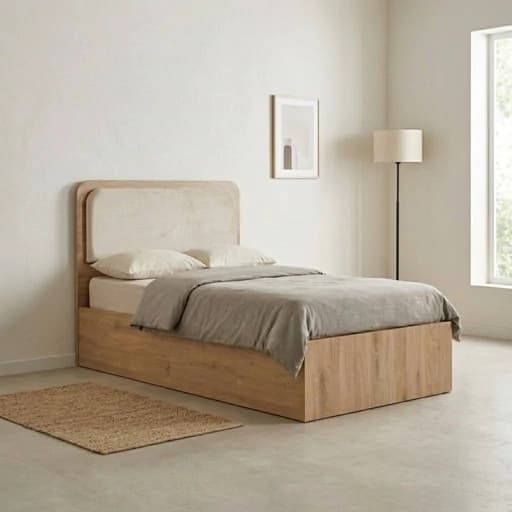 تخت خواب یک نفره رنگ بندی 300110 مبلمان فرنا مدل 1145680