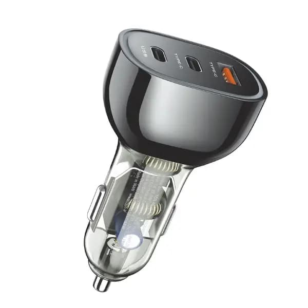 شارژر فندکی خودرو 68 وات 3 پورت تسکو مدل TSCO TCG 46