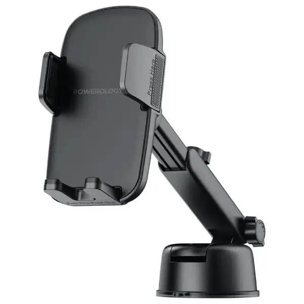 هولدر و پایه نگهدارنده گوشی خودرو پاورولوژی مدل Powerology Raven Auto-Clamping PWRLX08