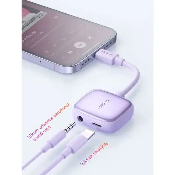 مبدل لایتنینگ به لایتنینگ و جک 3.5 میلیمتری مکدودو مدل Mcdodo CA-2740 — تصویر ۶