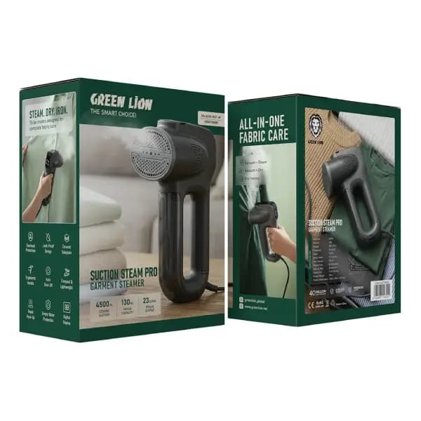 اتو بخار و بخارشوی لباس گرین لاین مدل Green Lion Suction Steam Pro — تصویر ۴