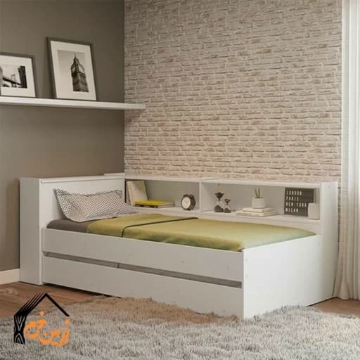 تختخواب یک نفره مدل GB5036 مبلمان فرنا مدل 1145608