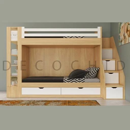 تخت خواب دوطبقه ای بزرگ سال تمام ام دی اف می باشد F127 مبلمان فرنا مدل 1145568