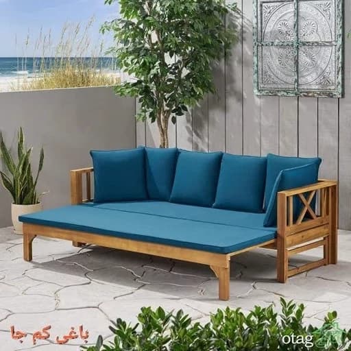 تخت سنتی تمام شبکه مدل باغی کمجا.هزینه ارسال بصورت پس کرایه مبلمان فرنا مدل 1145561