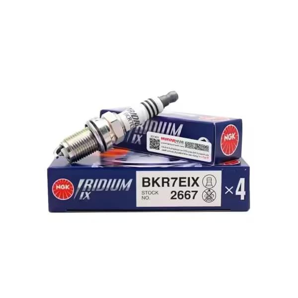 شمع ایریدیوم IX پایه کوتاه NGK کد سرد BKR7EIX / 2667
