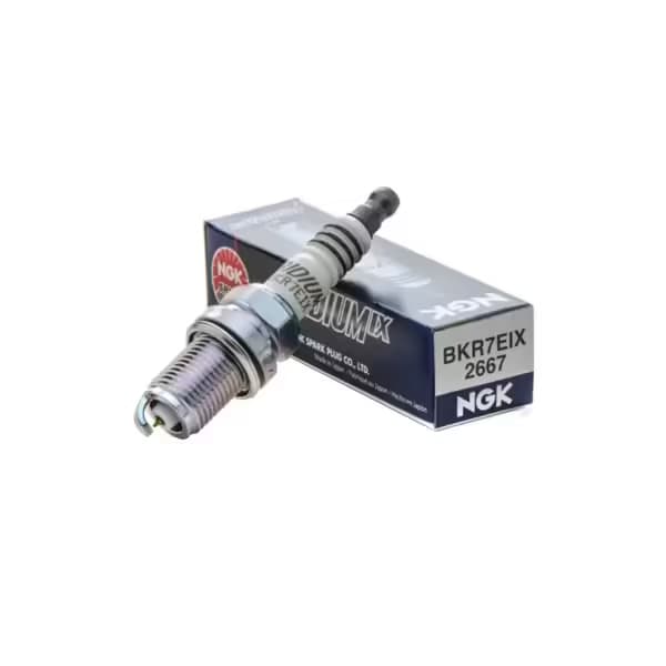 شمع ایریدیوم IX پایه کوتاه NGK کد سرد BKR7EIX / 2667 — تصویر ۴