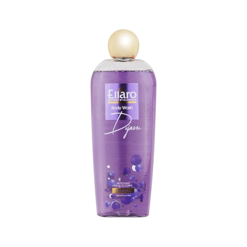 شامپو بدن الارو مدل دژاوو بنفش رنگ 450 میل | Ellaro Deja Vu Purple Body Shampoo 450ml