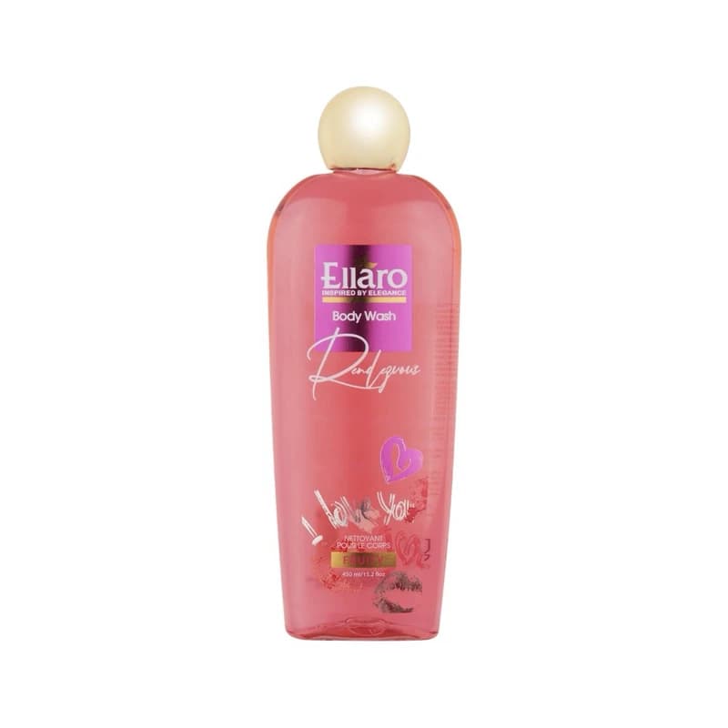 شامپو بدن الارو مدل راندوو صورتی 450 میل | Ellaro Rendezvous Pink Body Shampoo 450ml