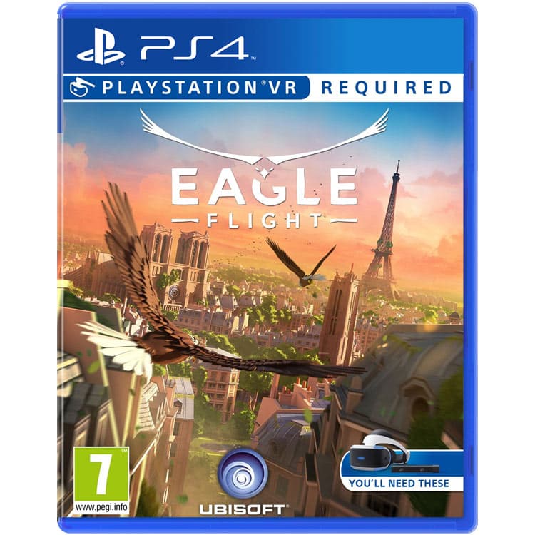 دیسک بازی Eagle Flight VR برای PS4 (کارکرده)