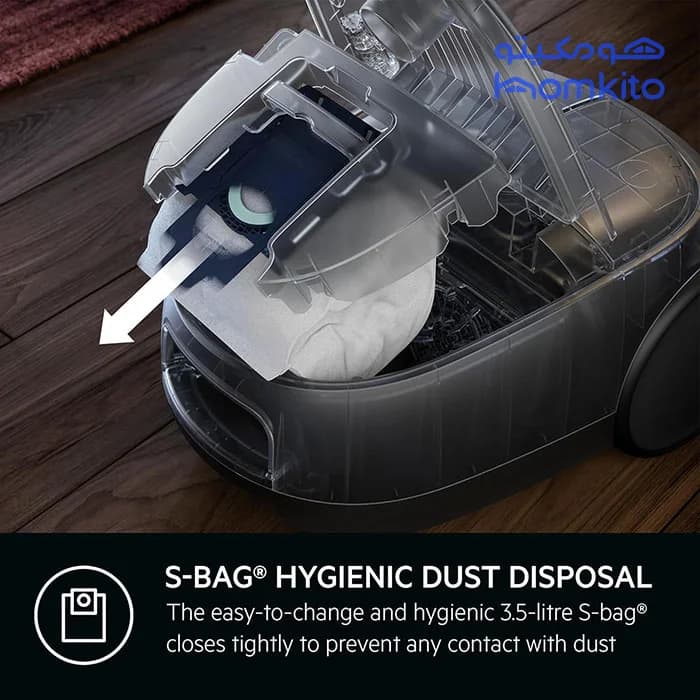 جاروبرقی آاگ مدل AEG AB61C2ECO + دو پارو — تصویر ۴
