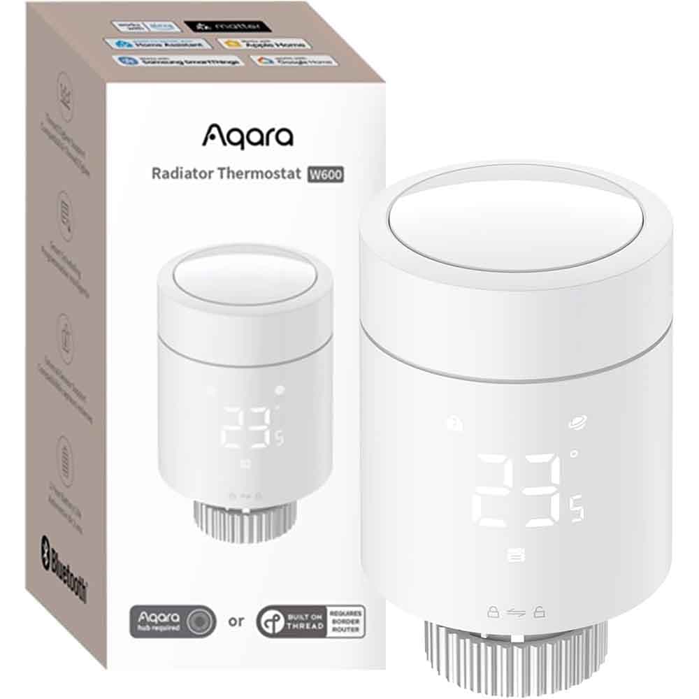 ترموستات هوشمند رادیاتور Aqara مدل W600 سازگار با matter