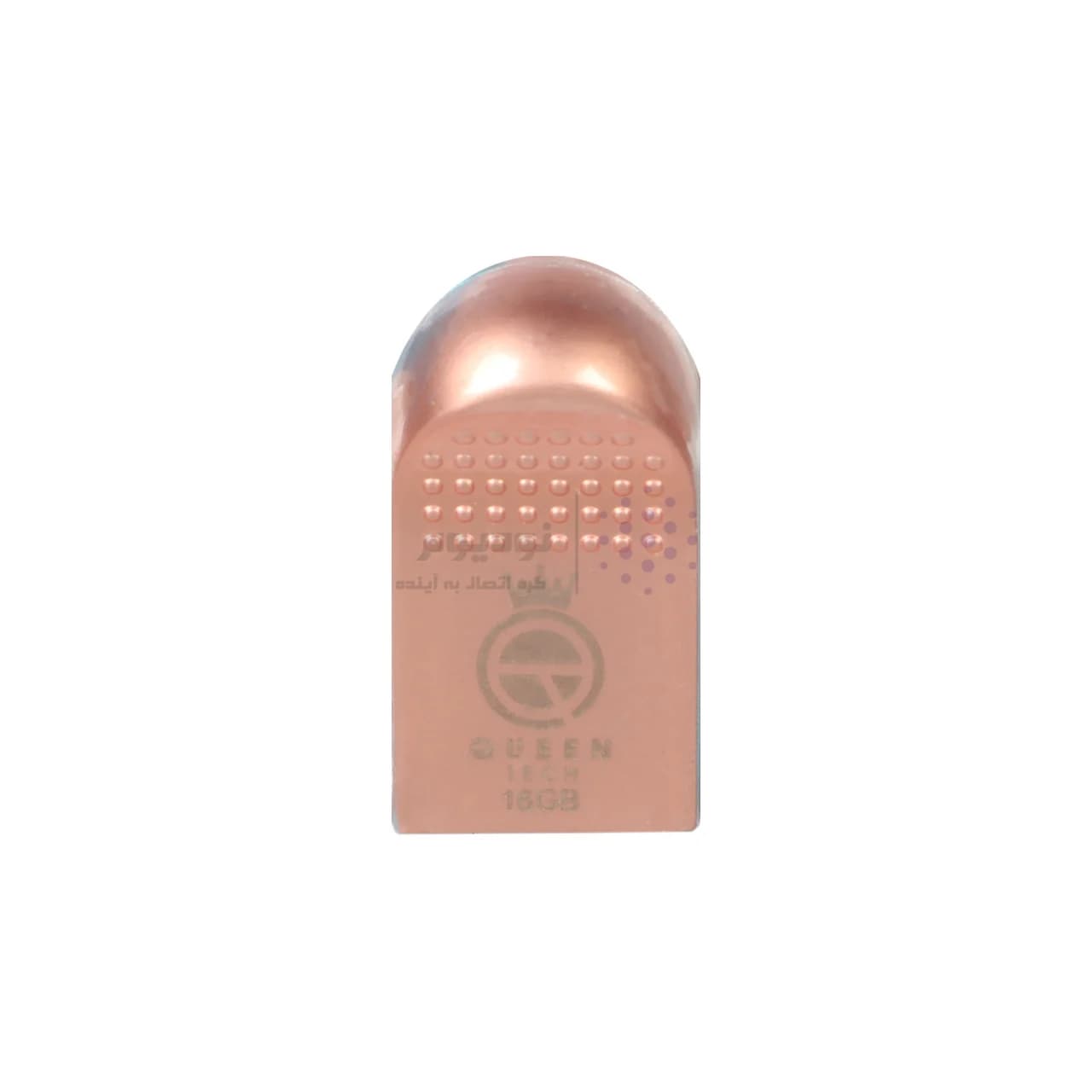 Queen KNOB USB2.0 Flash Memory-16GB رزگلد (گارانتی مادام العمر شرکت آی تین) — تصویر ۲